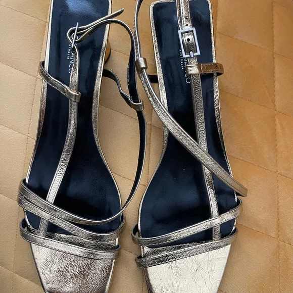 Tony Bianco Gold Sandals - Picture 2 of 12